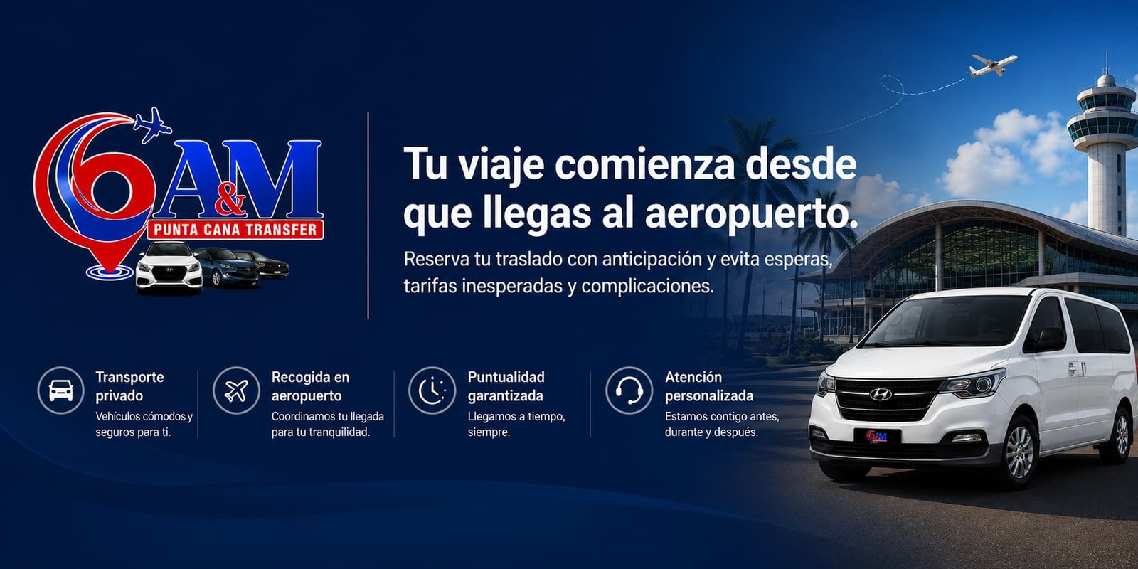Transporte privado y recogida en aeropuerto en Punta Cana